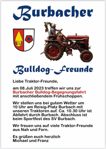 Bulldog-Begegnungsfahrt 2023