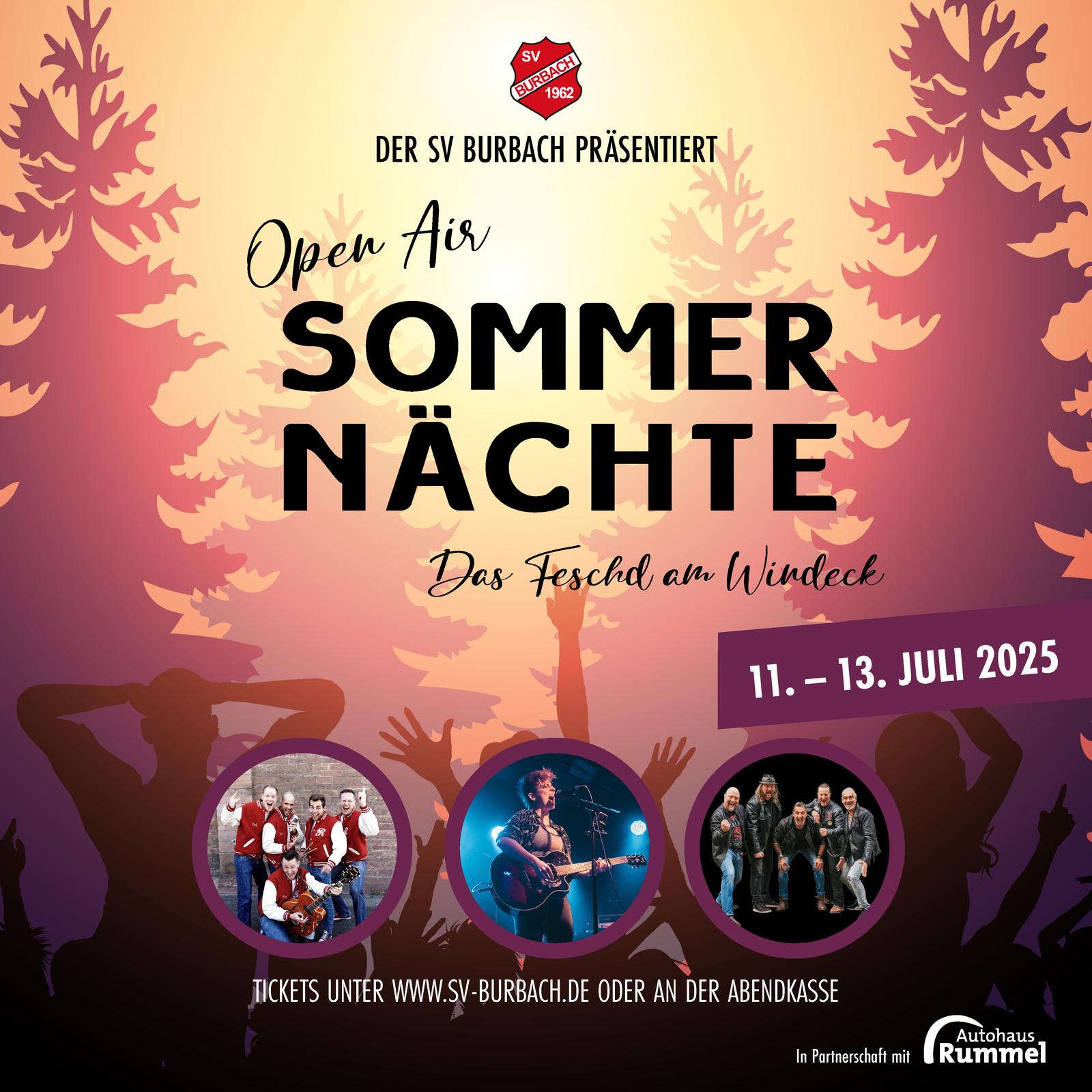 SVB Open Air Sommernächte 2025 - DAS PROGRAMM