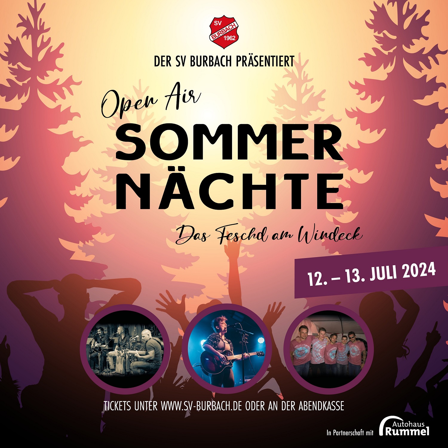 SVB Open Air Sommernächte 2024 - Das Programm